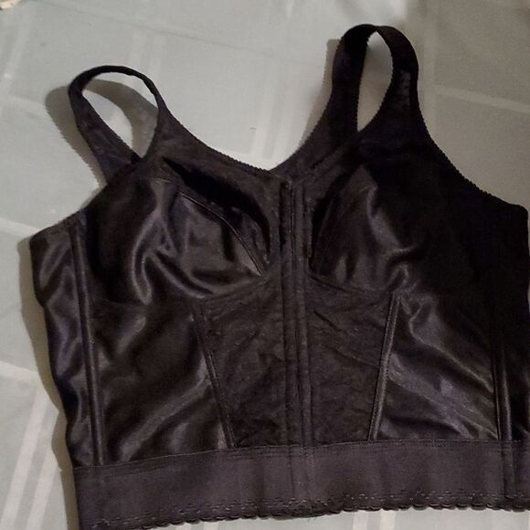Exquisite Form Bustier Girdle VTG  38C black - Picture 1 of 5